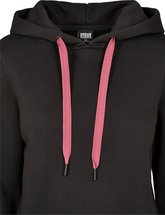 Immagine prodotto Urban Classics Felpa con cappuccio con cordoncino a contrasto da donna (L)