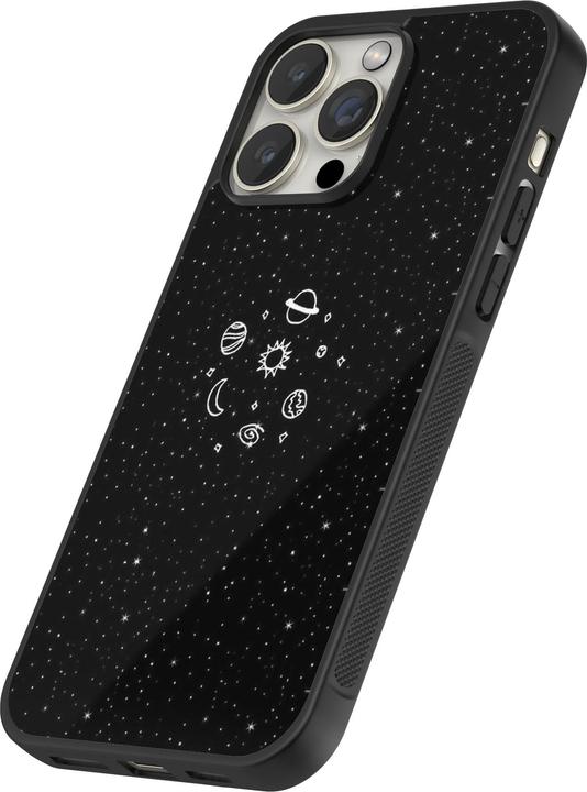 Actual product image PhoneLook Cover Silicone black Space Doodle (Apple iPhone 12 Pro Max)