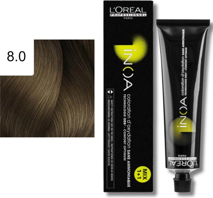 Immagine prodotto L'Oréal Professionnel Inoa (8.0 biondo chiaro intenso)
