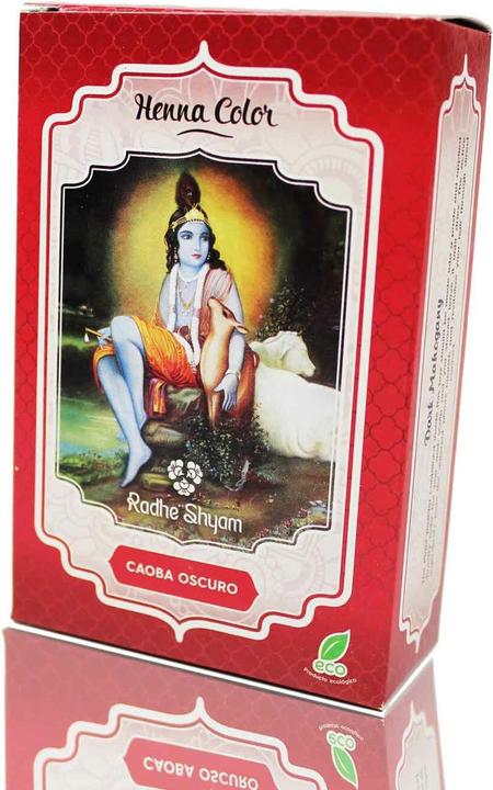 Produktbild Radhe Shyam Henna Caoba Oscuro Polvo Radhe 100g (Mahagoni)
