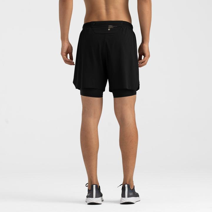 Actual product image Kiprun Laufshorts Herren Tights 2-in-1 - schwarz (XL)