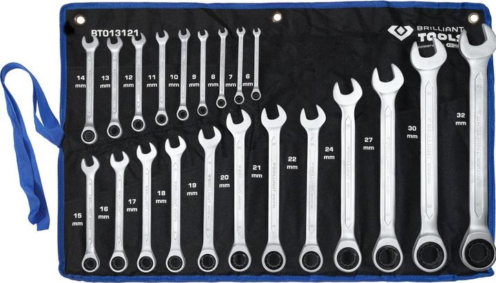 Image du produit KS Tools Jeu de clés mixtes à cliquet (32 mm, 18 mm, 11 mm, 12 mm, 20 mm, 19 mm, 27 mm, 15 mm, 13 mm, 25 mm, 6 mm, 21 mm, 7 mm, 14 mm, 29 mm, 8 mm, 10 mm, 30 mm, 23 mm, 26 mm, 22 mm, 17 mm, 28 mm, 9 mm, 16 mm, 24 mm, 31 mm)