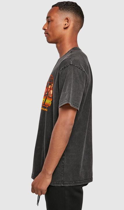 Actual product image Merchcode Backstreet Boys - Millenium Globe Acid Washed Heavy Oversize Tee - 114575 (S)