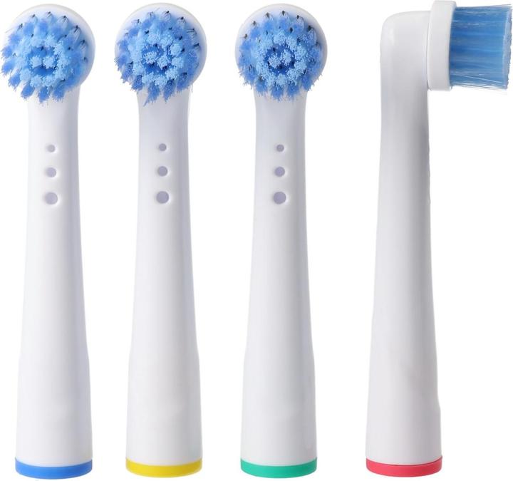 AccuCell Zahnbürstenkopf Sensitive Clean für elektrische Zahnbürsten von Oral-B, 4 Stück (4 x)