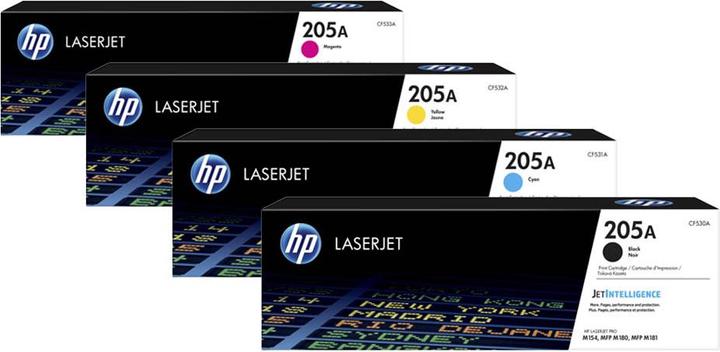 Produktbild HP Original 205A / CF530A SET Set mit allen vier Farben (M, Y, BK, C)