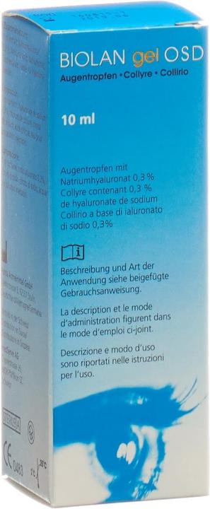 Produktbild Biolan gel OSD Natriumhyaluronat 0.3 % (10 ml)