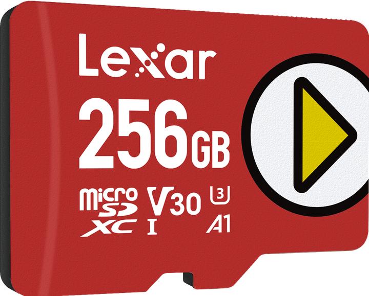 Actual product image Lexar Carte Mémoire Micro Sd Play - 256go (256 GB, microSDXC, U1, UHS-I)