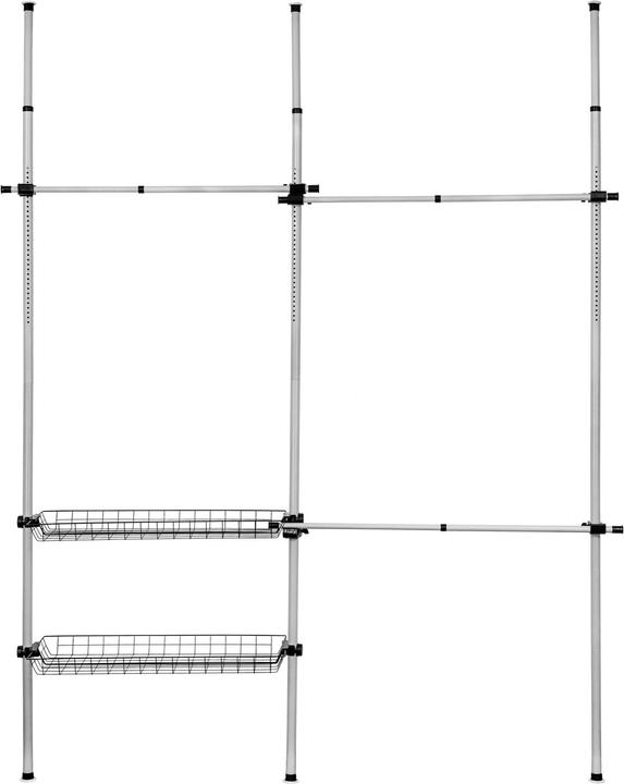 Produktbild tectake Teleskop Garderobensystem