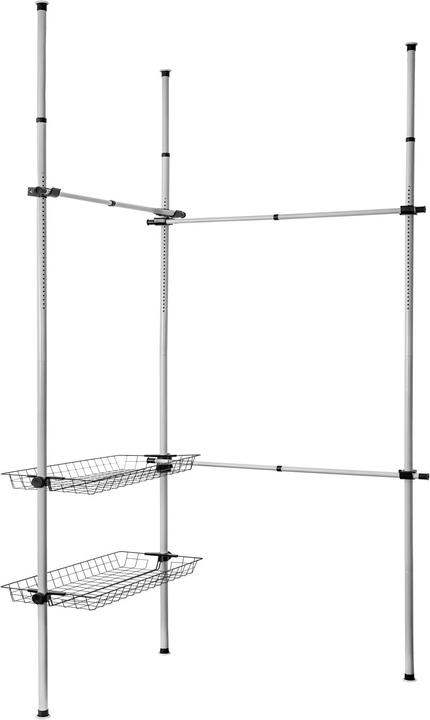 Produktbild tectake Teleskop Garderobensystem