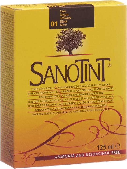 Produktbild Sanotint Haarfarbe 01 schwarz (Schwarz)