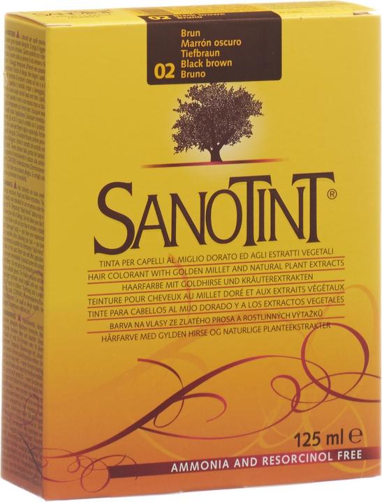 Produktbild Sanotint Haarfarbe 02 tiefbraun (Tiefbraun)
