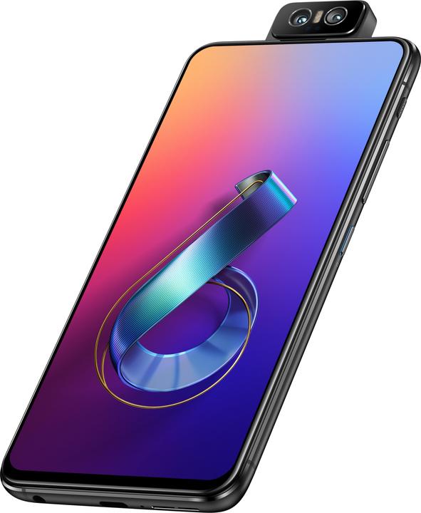 Image du produit ASUS ZenFone 6 (128 Go, Midnight Black, 6.40", Double SIM + SD, 48 Mpx, 4G)