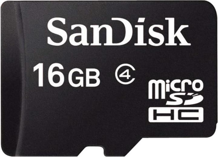 Actual product image SanDisk MicroSDHC+SD Adapt. 16GB (16 GB, microSDHC, UHS-I)