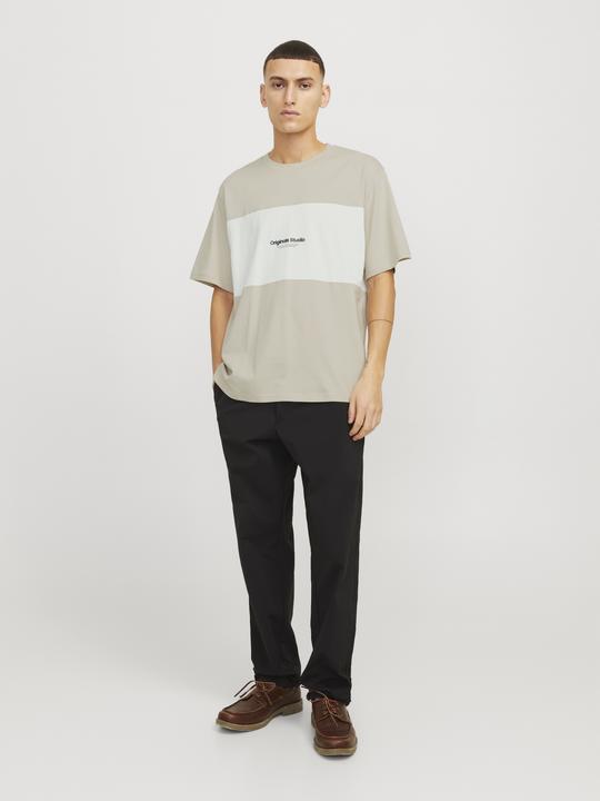 Actual product image Jack & Jones Jorvesterbro Block Tee Ss Crew Styd Aw24 (S)