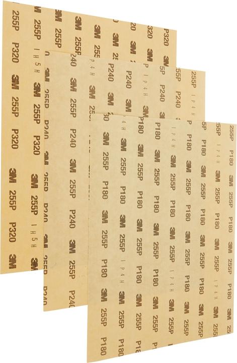 Image du produit 3M Jeu de papier abrasif (180, 240, 320)