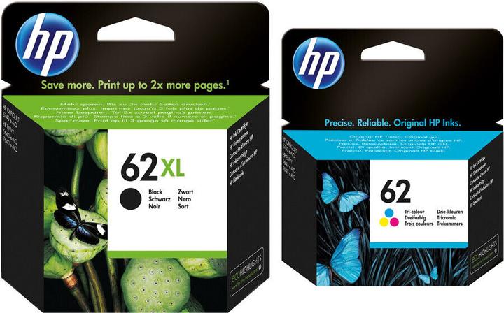 Actual product image HP Original 62XL + 62 Patronen ENVY 5540 5541 5542 5543 5544 5545 5546 5640 5642