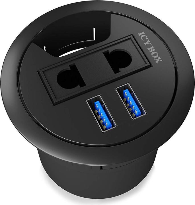 Icy Box IB-HUB2201 (USB-A, 2 Ports)