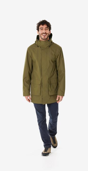 Actual product image Quechua Wanderjacke Herren lang - NH500 olivengrün (M)