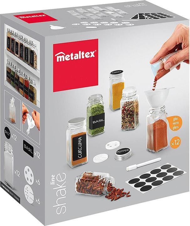 Produktbild Metaltex Gewürzstreuer-Set (Diverse Gewürze)