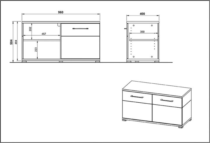 Produktbild Germania Celine (97 x 40 x 50.4 cm)