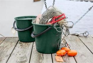 Actual product image Orthex Buckets made from old fishing nets (10 l)