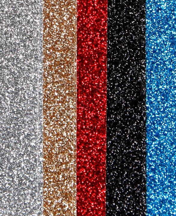 Immagine prodotto I Am Creative Glitterpapier Set (100 g/m², 10 x)