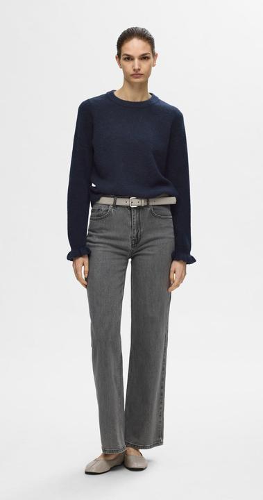 Produktbild Selected Femme Rüschenärmel Strickpullover (XL)