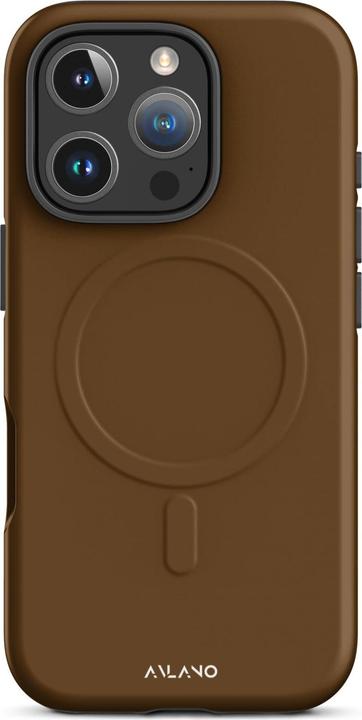 Image du produit Avlano Hardcase iPhone-Hülle mit MagSafe Braun (Apple iPhone 16 Pro)