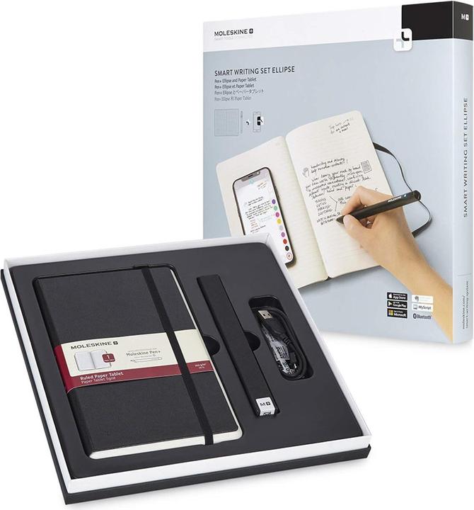 Moleskine Smart Writing Set Ellipse (A5, À rayures, Couverture rigide)