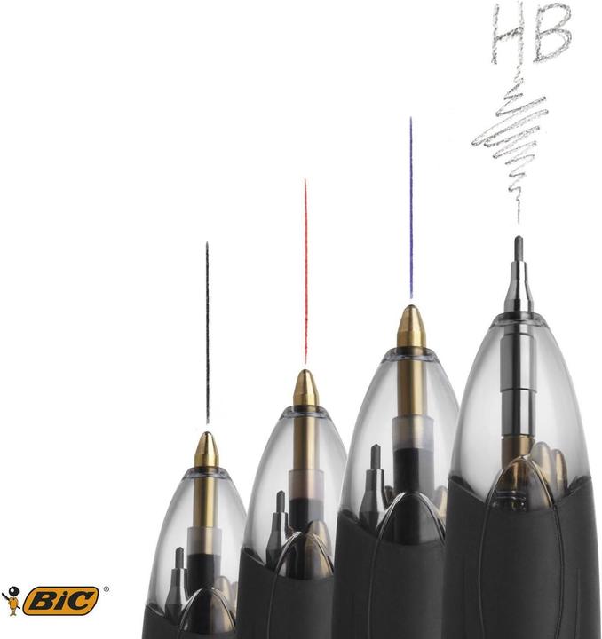 Produktbild Bic 4 Colours Kugelschreiber/Bleistift (White, 1 x)