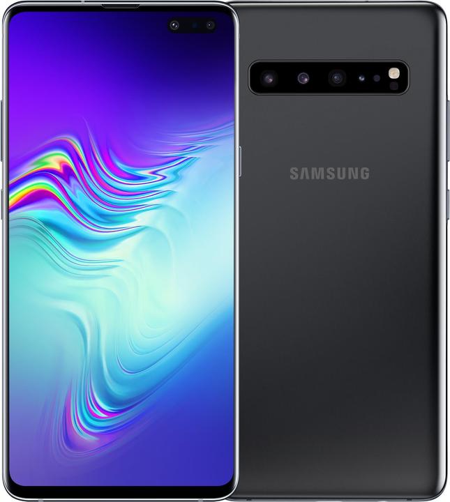 Produktbild Samsung Galaxy S10 5G (256 GB, Majestic Black, 6.70", Single SIM, 16 Mpx, 5G)
