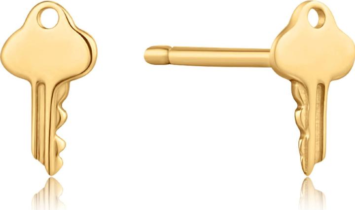 Ania Haie 14kt Gold Key Ohrstecker (585er Gelbgold)
