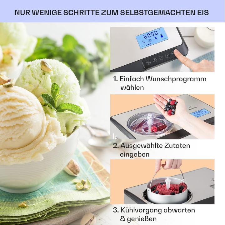 Produktbild Klarstein Softeismaschine mit WiFi/App-Funktion