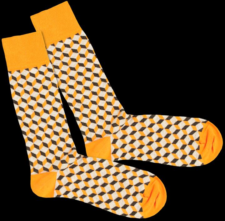 Actual product image DillySocks Gray Dicing (pack of 3)