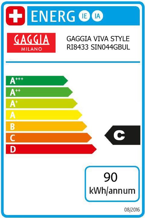 Energie-Label Gaggia Viva Style