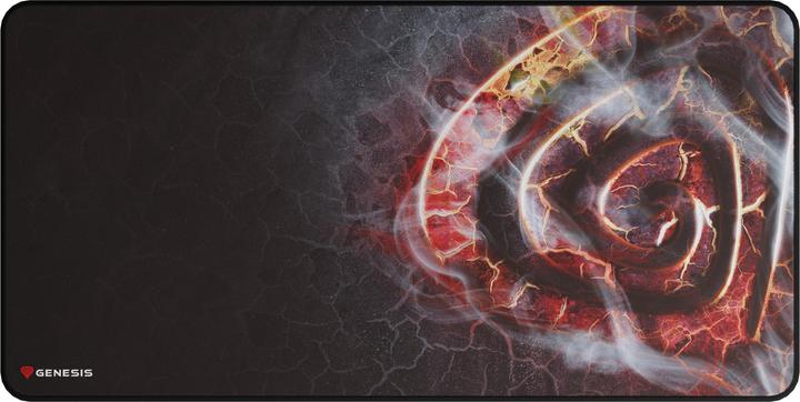 Actual product image Genesis Mouse pad Carbon 500 MAXI LAVA G2 Edition, Multicolor, 450 x 900 x 2.5 mm
