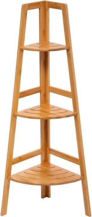 Actual product image 5Five Corner shelf with 3 levels - Bamboo