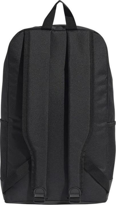 Actual product image adidas LINEAR BACKPACK, unisex backpack, black/black/white, 18.56 L - JD9556 (18.56 l)