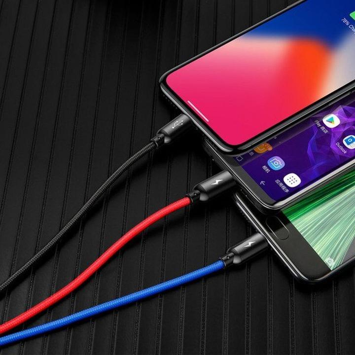 Immagine prodotto Baseus Tre colori primari 3 in 1 (0.30 m, USB 2.0)