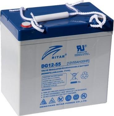 Ritar Batteria GEL DG12-55 (12 V, 55 Ah)