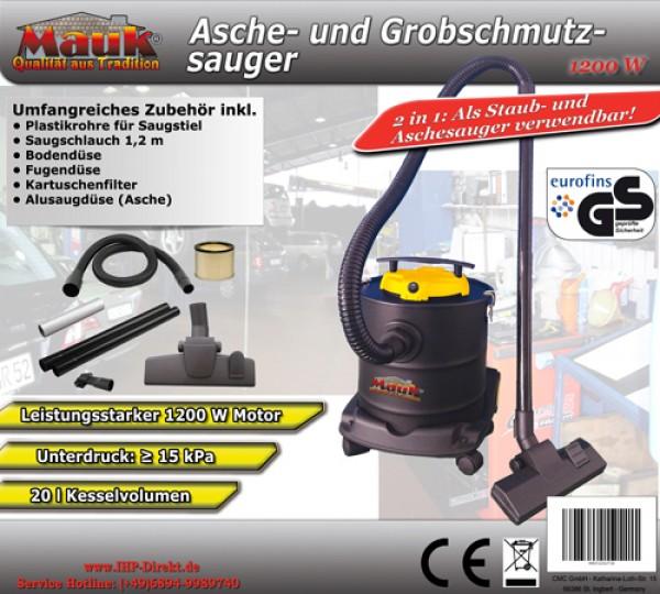 IHP MAUK Asche- und Grobschmutzsauger elektrisch 20 l (Ash vacuum cleaner)