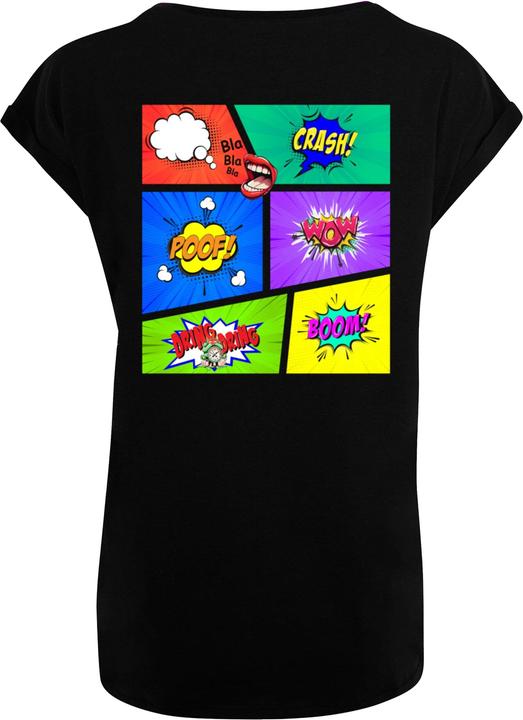 Actual product image Merchcode Ladies Book Comic Extended Shoulder Tee - 112993 (L)