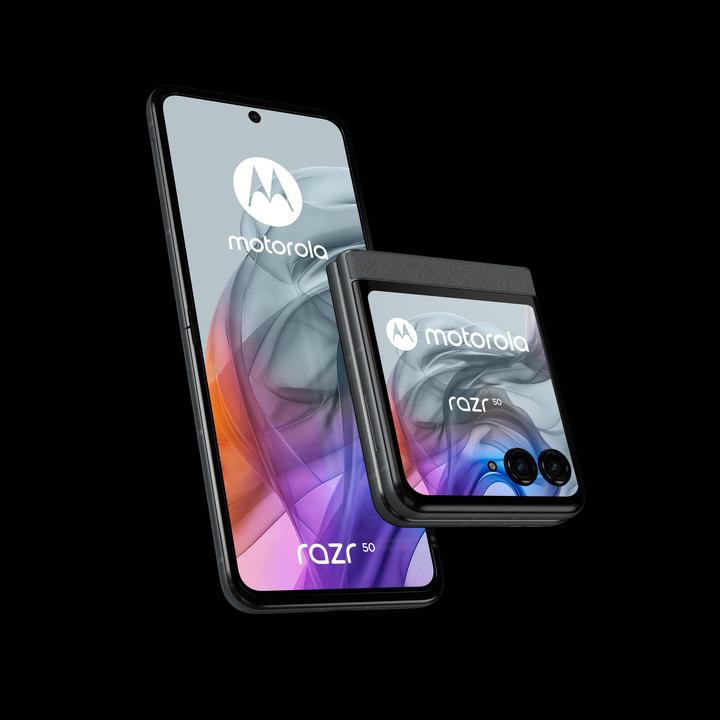 Productafbeelding Motorola Razr 50 (256 GB, Koala Grijs, 6.90", SIM + eSIM, 50 Mpx, 5G)