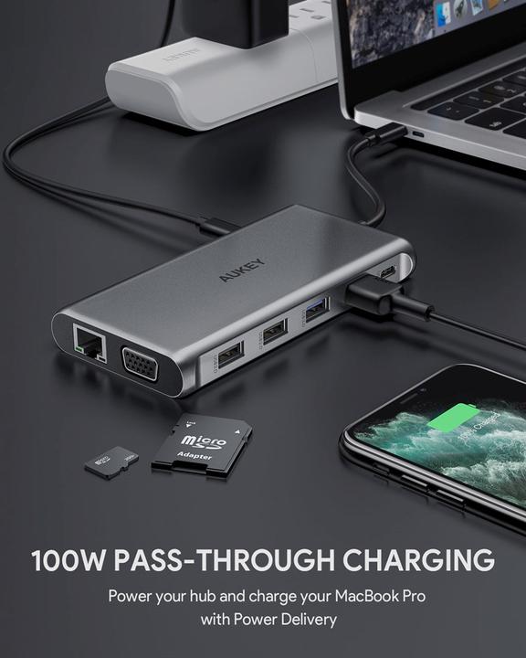 Produktbild Aukey CB-C78 (USB-C, 12 Ports)