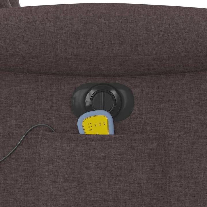 Produktbild VidaXL Massagesessel Elektrisch Dunkelbraun Stoff