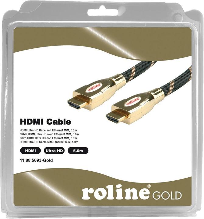 Produktbild Roline GOLD HDMI Ultra HD (5 m, HDMI)