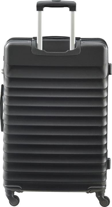 Immagine prodotto Pro-Tec Reisekoffer Pona 3er Set Schwarz (100 l, Bagaglio a mano (fino a 50 litri), M (50 - 90l), L (90 - 115l))