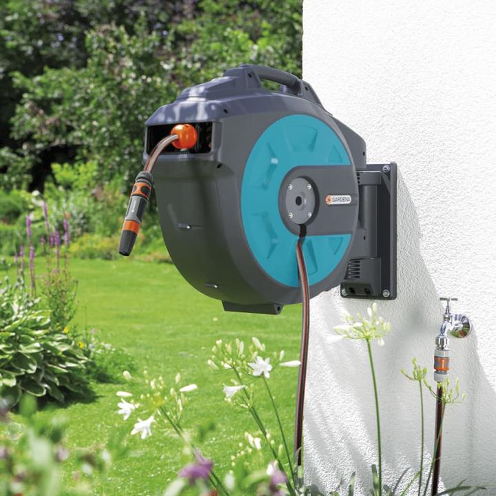 Actual product image Gardena Wall-mounted hose box 35 Roll-up (35 m)