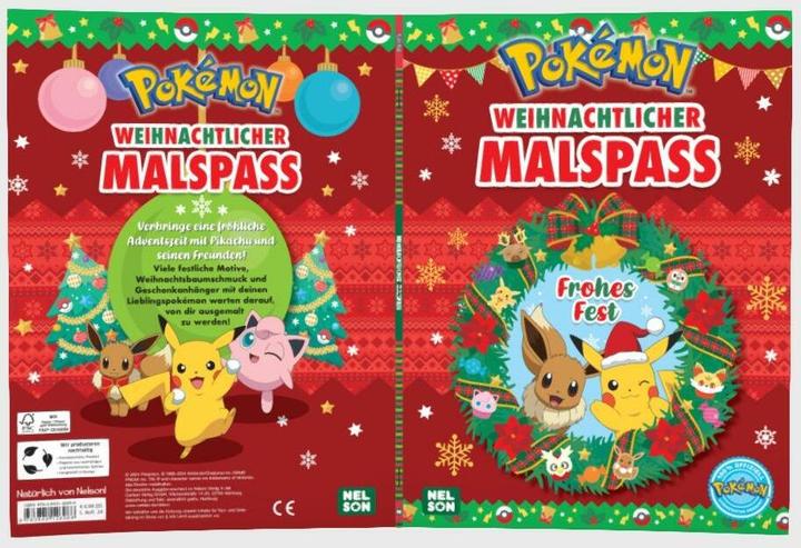 Image du produit Livre d'activités Pokémon : le plaisir du coloriage de Noël