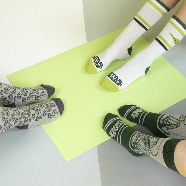 Actual product image NoName STAR WARS - The Mandalorian - Pack de 3 paires de chaussettes (P36-41) (pack of 3, 36 - 41)